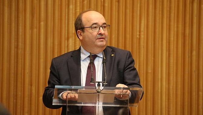 El ministro de Política Territorial y Función Pública, Miquel Iceta. Archivo