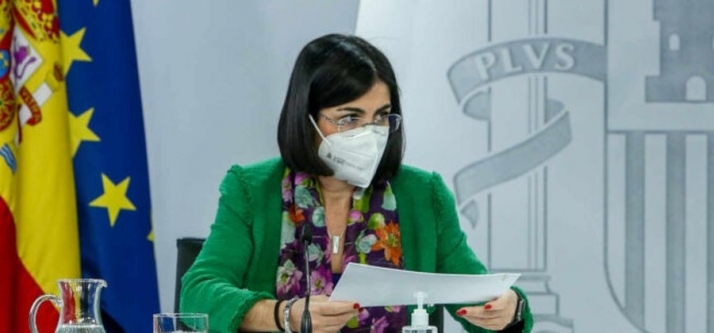 La ministra de Sanidad, Carolina Darias. Foto EP
