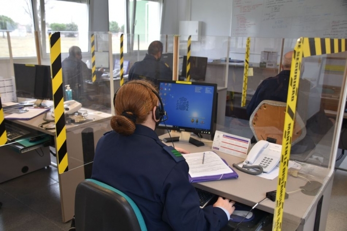 Rastreadores de la Base Aérea de Matacán durante la pandemia