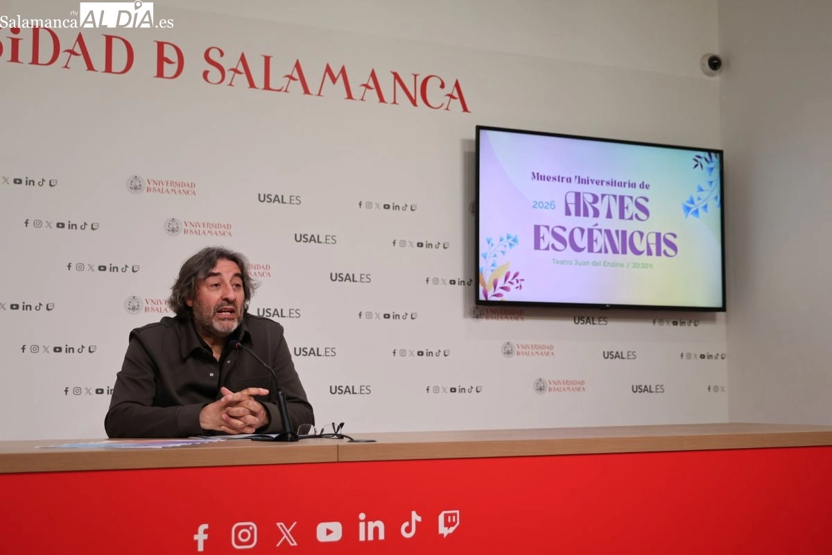 Presentación de la Muestra de Artes Escénicas de la USAL 2026. Foto de David Sañudo