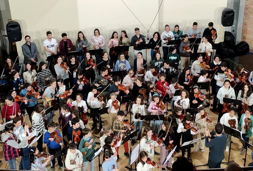 Más de 110 violinistas de CyL tocarán juntos este sábado en Salamanca 