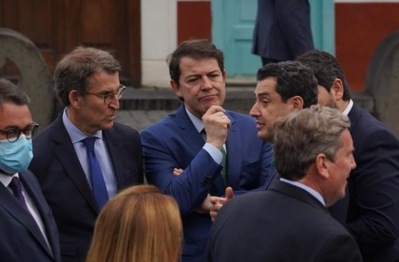 Alfonso Fernández Mañueco participa en el acto de homenaje al pueblo de La Palma