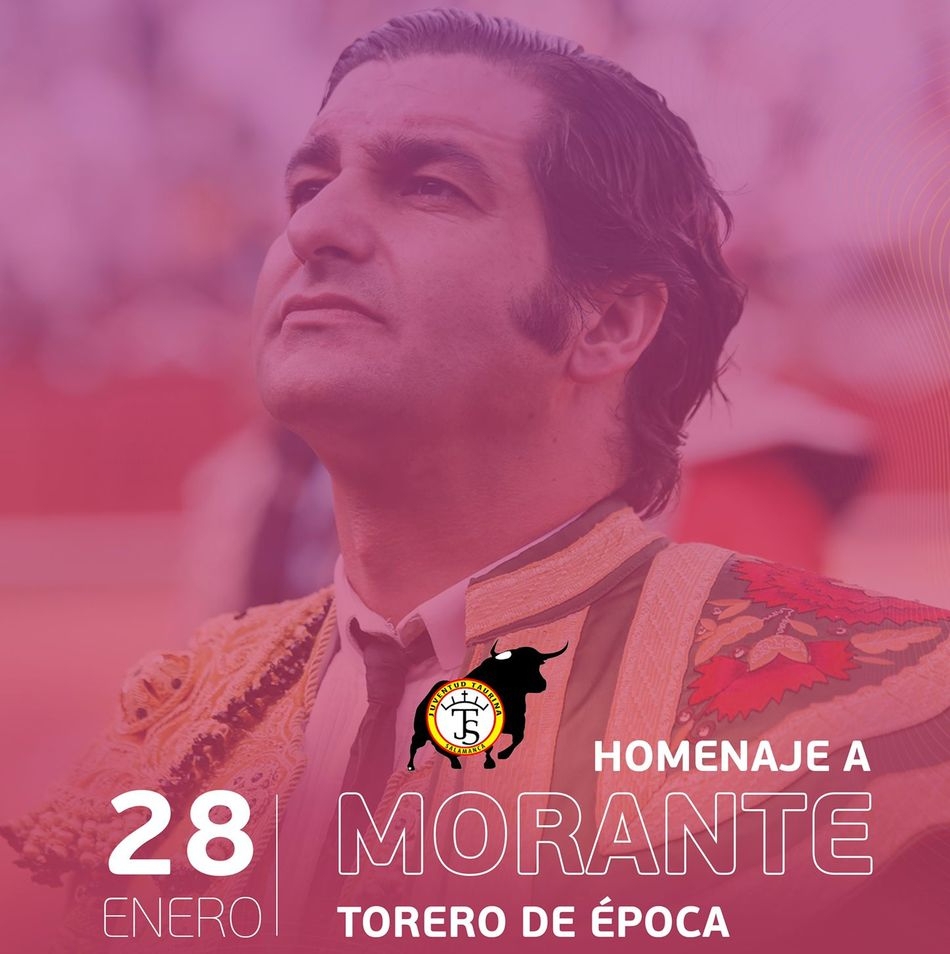 Morante de la Puebla, homenajeado por Juventud Taurina de Salamanca el 28 de enero 