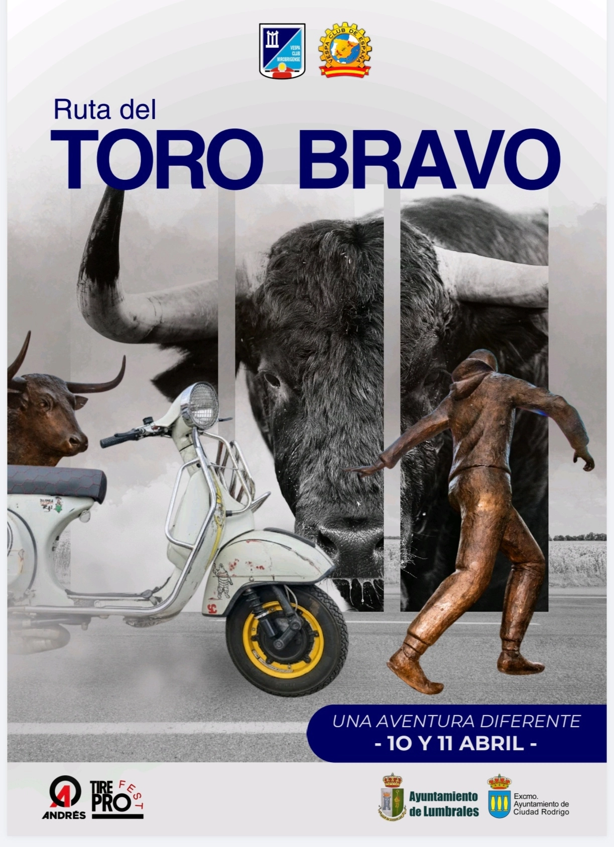 Foto 7 - El Vespa Club Mirobrigense organiza la III Ruta del Toro y reunir&aacute; a participantes de toda Espa&ntilde;a y Portugal 