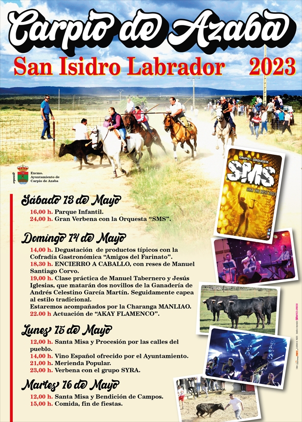 Cartel fiestas Carpio de Azaba 23