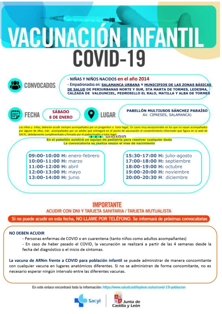Nuevas vacunaciones para menores nacidos en 2014, 2015 y 2016 y dosis de refuerzo para los de 1965 a 1967 | Imagen 1