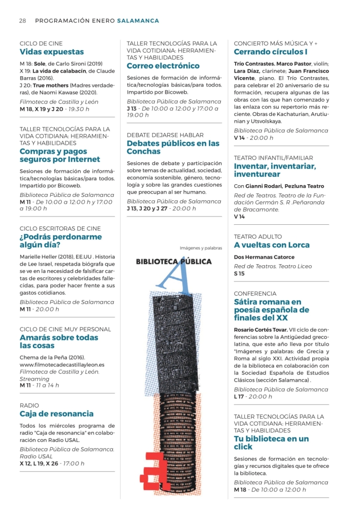 Exposiciones, teatro, cine y charlas en la programaci&oacute;n cultural de la Junta para el mes de enero | Imagen 2