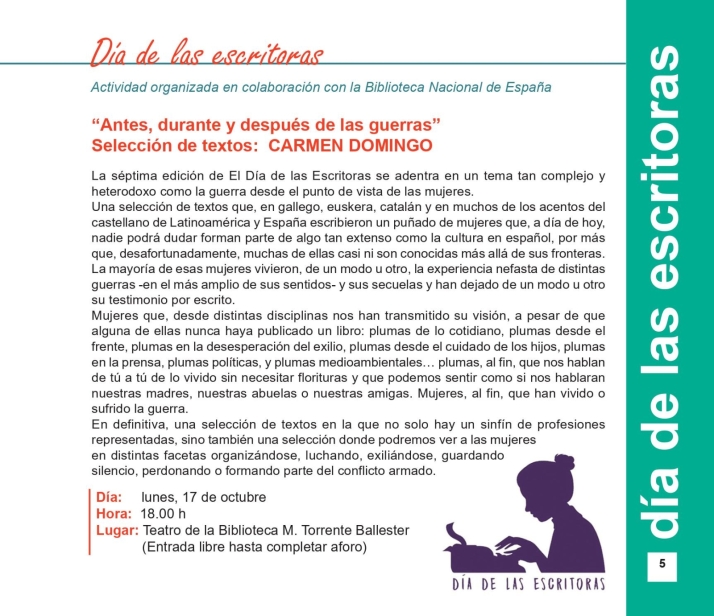 El III Festival de Folk y el III Sal&oacute;n del Libro Infantil y Juvenil, entre las novedades del programa de la red de bibliotecas para el &uacute;ltimo trimestre | Imagen 4