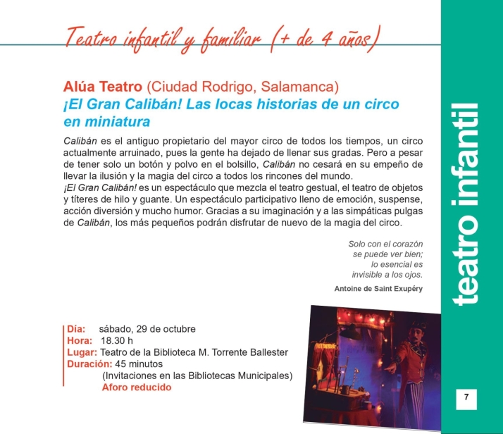 El III Festival de Folk y el III Sal&oacute;n del Libro Infantil y Juvenil, entre las novedades del programa de la red de bibliotecas para el &uacute;ltimo trimestre | Imagen 6