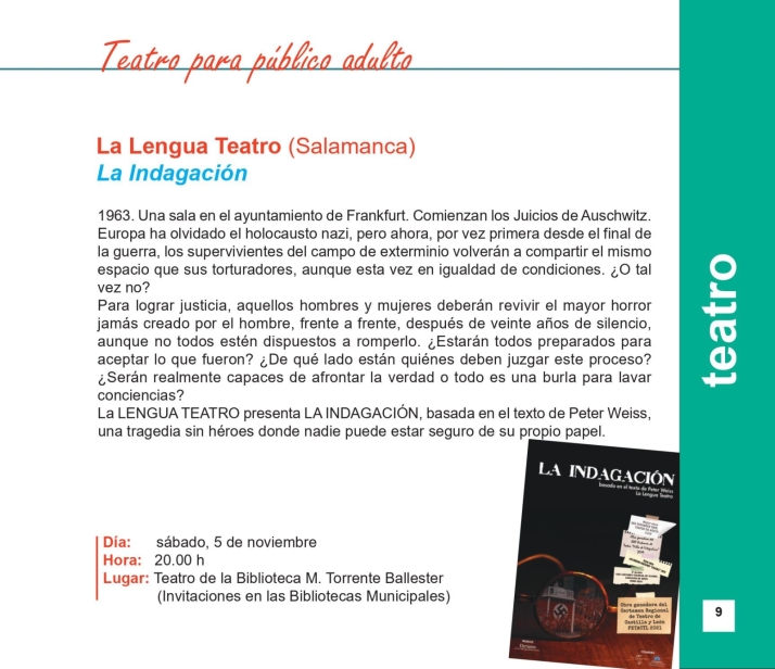 El III Festival de Folk y el III Sal&oacute;n del Libro Infantil y Juvenil, entre las novedades del programa de la red de bibliotecas para el &uacute;ltimo trimestre | Imagen 8