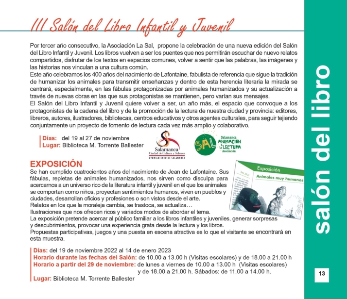 El III Festival de Folk y el III Sal&oacute;n del Libro Infantil y Juvenil, entre las novedades del programa de la red de bibliotecas para el &uacute;ltimo trimestre | Imagen 12