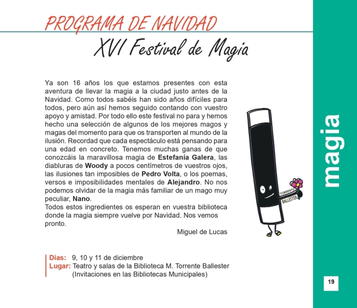 El III Festival de Folk y el III Sal&oacute;n del Libro Infantil y Juvenil, entre las novedades del programa de la red de bibliotecas para el &uacute;ltimo trimestre | Imagen 18