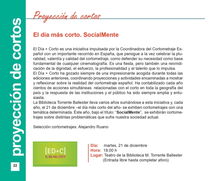 El III Festival de Folk y el III Sal&oacute;n del Libro Infantil y Juvenil, entre las novedades del programa de la red de bibliotecas para el &uacute;ltimo trimestre | Imagen 21