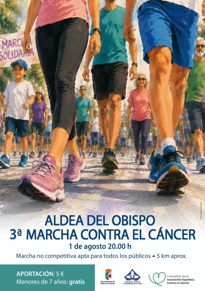 Aldea del Obispo se une a la lucha contra el cáncer con dos jornadas solidarias | Imagen 1