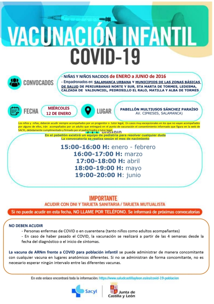 Nuevas vacunaciones para menores nacidos en 2014, 2015 y 2016 y dosis de refuerzo para los de 1965 a 1967 | Imagen 9