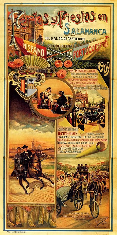 En blanco y negro, minimalistas, coloridos, con mosaicos... As&iacute; ha sido la evoluci&oacute;n de los carteles de las Ferias y Fiestas de Salamanca  | Imagen 3