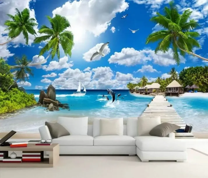 El Arte Cobra Vida: Fotomurales 3D en la Decoración de Interiores | Imagen 1