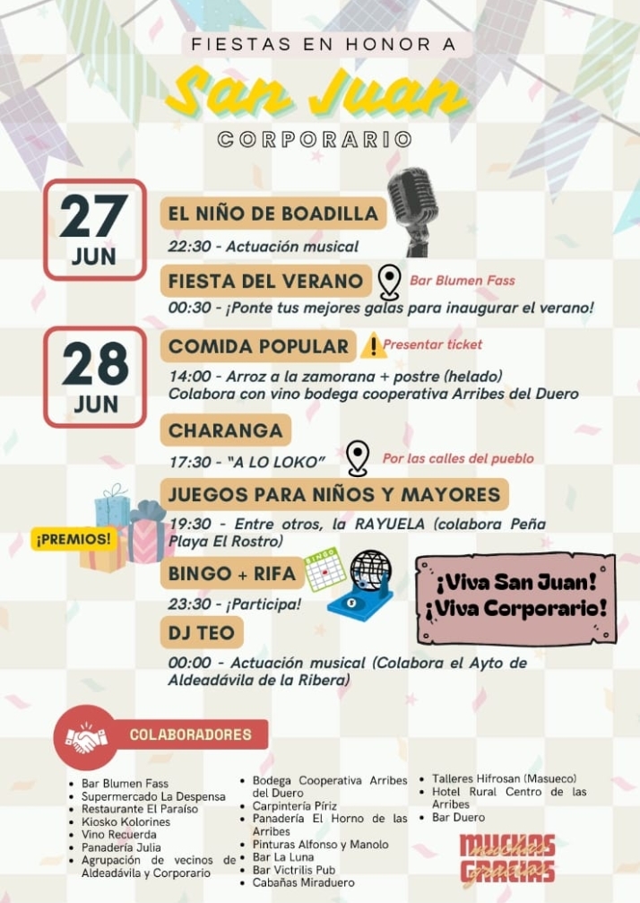 La iniciativa vecinal llenar&aacute; Corporario de m&uacute;sica y tradici&oacute;n en las fiestas de San Juan | Imagen 1