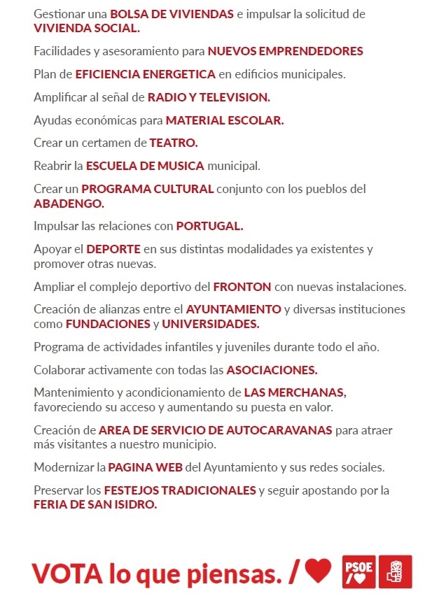 El PSOE de Lumbrales celebra este mi&eacute;rcoles un acto electoral | Imagen 2