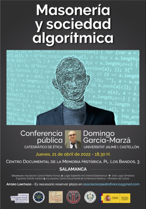 El Centro Documental de la Memoria Hist&oacute;rica acoge una conferencia sobre masoner&iacute;a el 21 de abril | Imagen 1