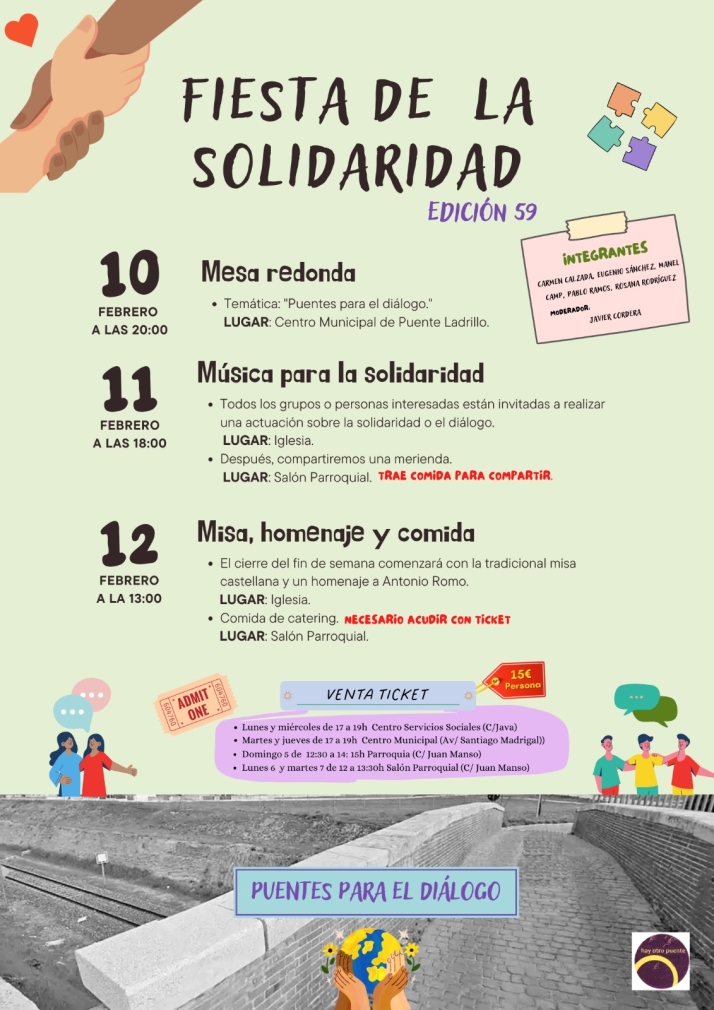 Los vecinos de Puente Ladrillo homenajear&aacute;n al sacerdote Antonio Romo en su 59&ordf; Fiesta de la Solidaridad | Imagen 1