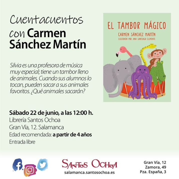 Cuentacuentos "El tambor m&aacute;gico" con Carmen S&aacute;nchez Mart&iacute;n | Imagen 1