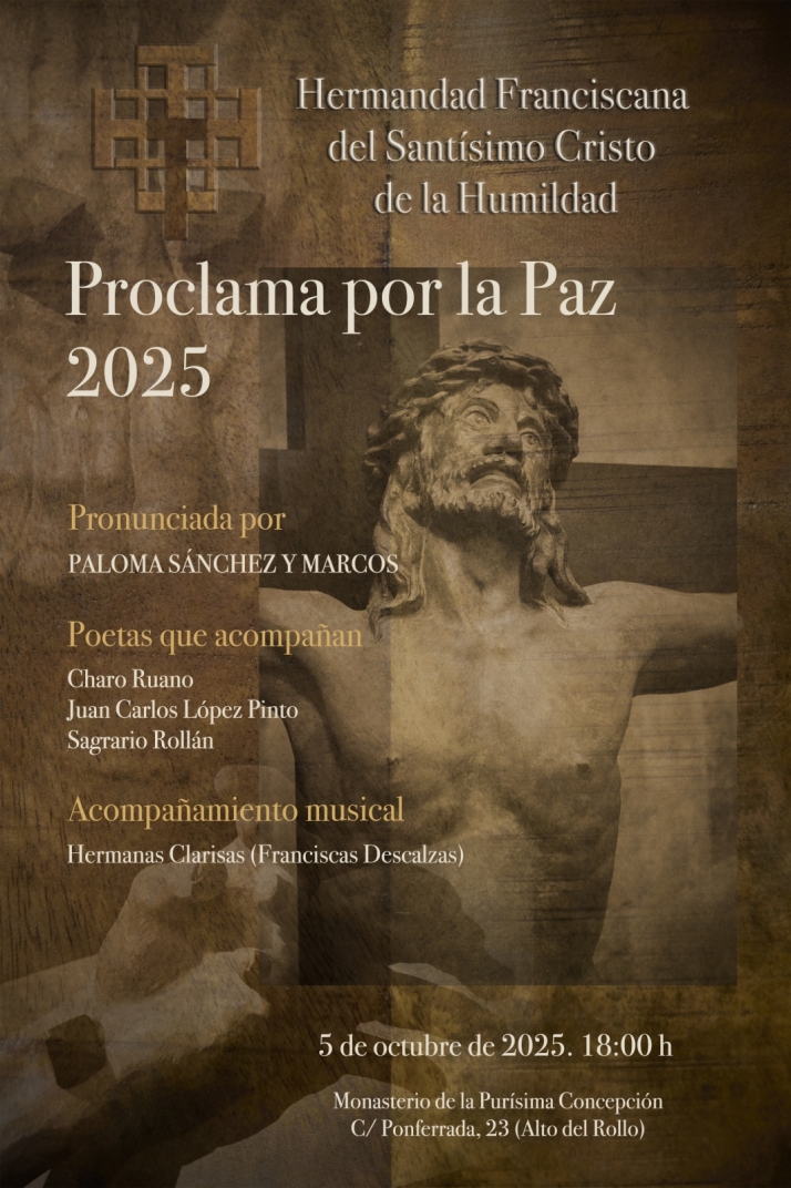 Salamanca alzar&aacute; la voz por los cristianos perseguidos en la 'Proclama por la Paz' de la Hermandad Franciscana | Imagen 1
