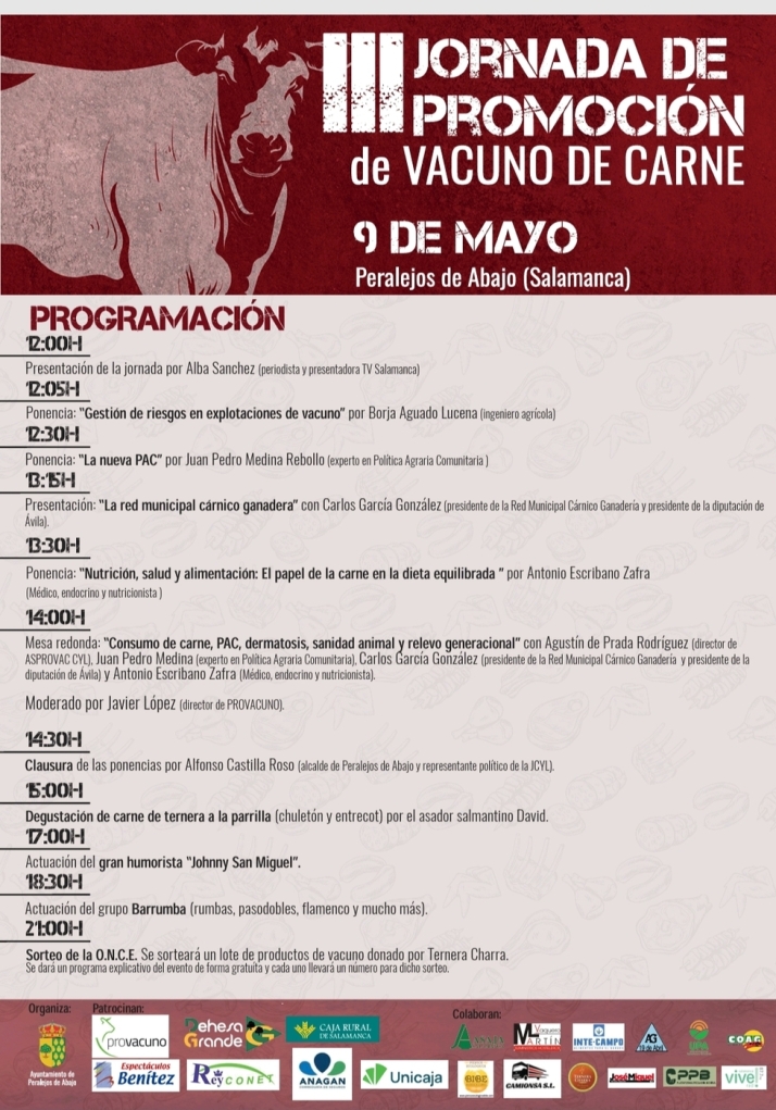 Peralejos de Abajo ya tiene al completo el programa de la III Jornada de Promoci&oacute;n de Vacuno de Carne | Imagen 1