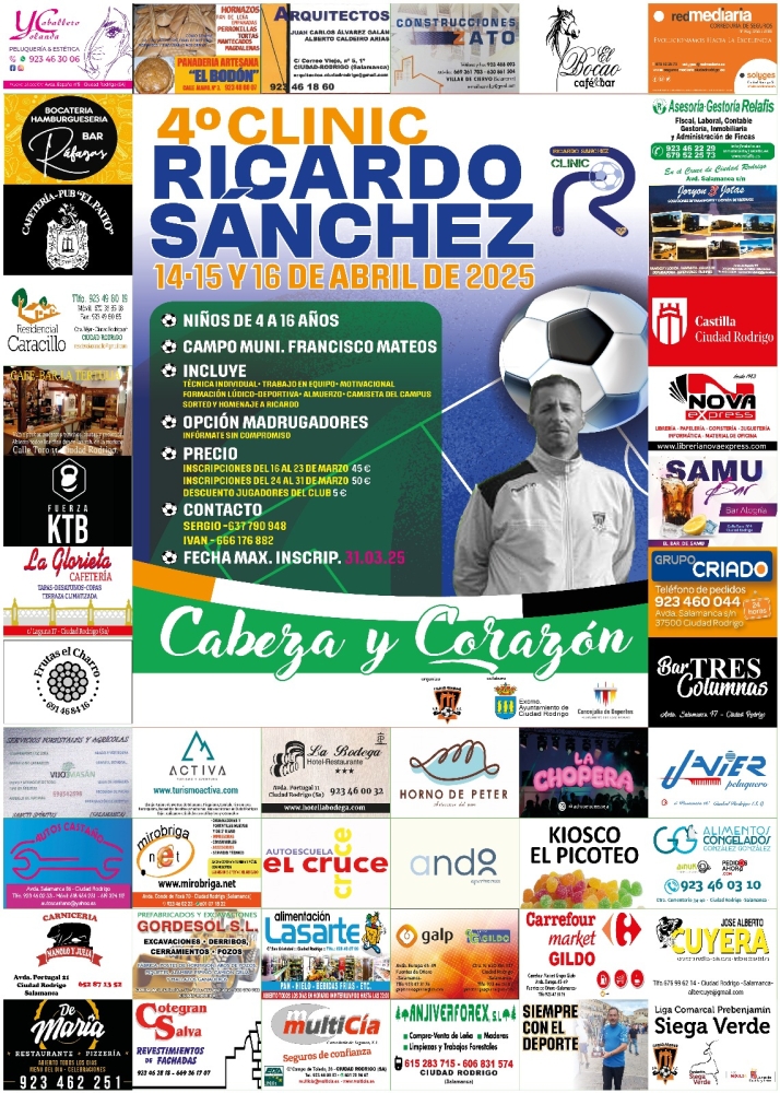 Abierta hasta el d&iacute;a 31 la inscripci&oacute;n para el 4&ordm; Cl&iacute;nic en recuerdo de Ricardo S&aacute;nchez | Imagen 1