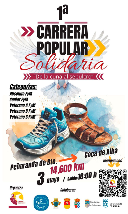 La I Carrera Popular 'De la Cuna al Sepulcro' conectar&aacute; Pe&ntilde;aranda con Coca de Alba | Imagen 1