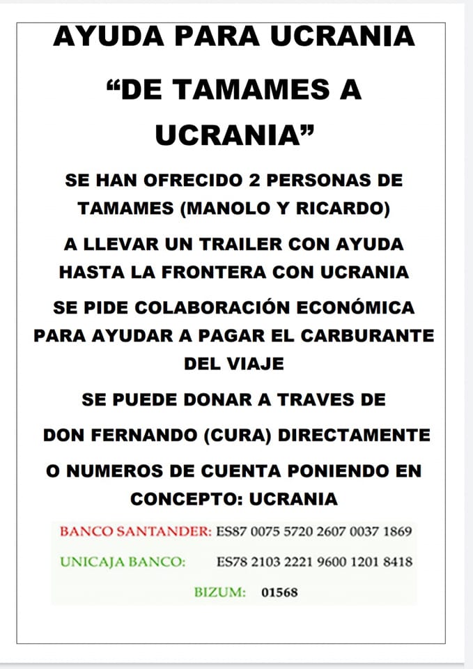 Dos vecinos de Tamames piden ayuda para llevar un cami&oacute;n de ayuda humanitaria a la frontera de Ucrania | Imagen 1