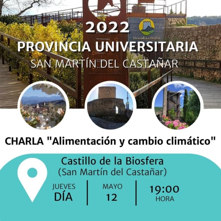 San Mart&iacute;n del Casta&ntilde;ar acoge esta tarde una charla sobre 'Alimentaci&oacute;n y Cambio Clim&aacute;tico' | Imagen 1
