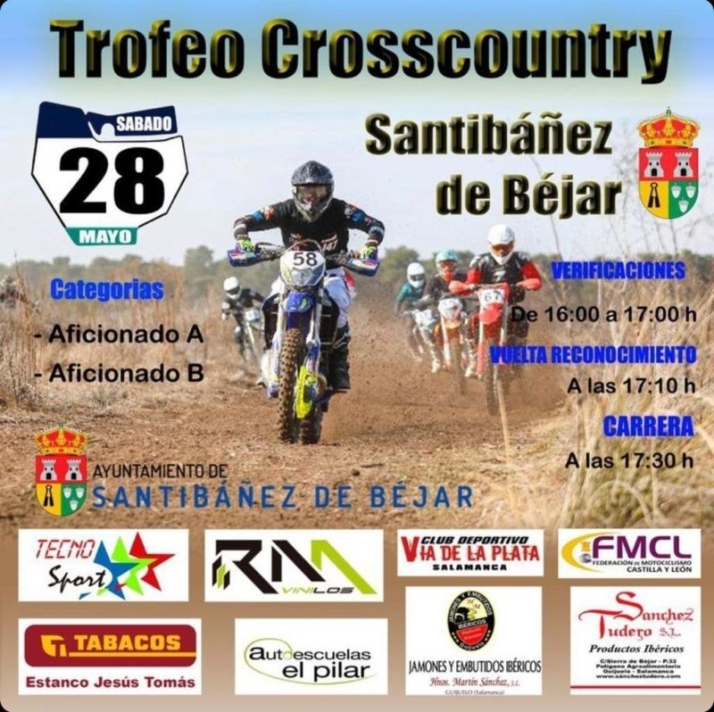Santiba&ntilde;ez de B&eacute;jar acoge una prueba de Cross Country de motociclismo | Imagen 1