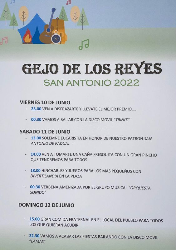Gejo de los Reyes se prepara para celebrar sus fiestas en honor a San Antonio  | Imagen 1