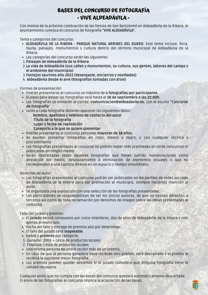 El Ayuntamiento de Aldead&aacute;vila organiza el concurso fotogr&aacute;fico &lsquo;Vive Aldead&aacute;vila&rsquo; | Imagen 1