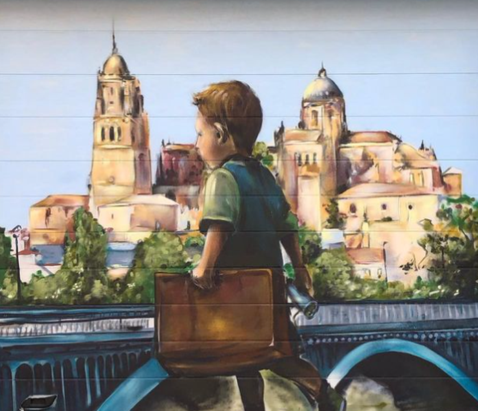 La bonita y dura historia de Juan Antonio con Salamanca: de M&aacute;laga a la capital charra para mostrar su arte  | Imagen 2