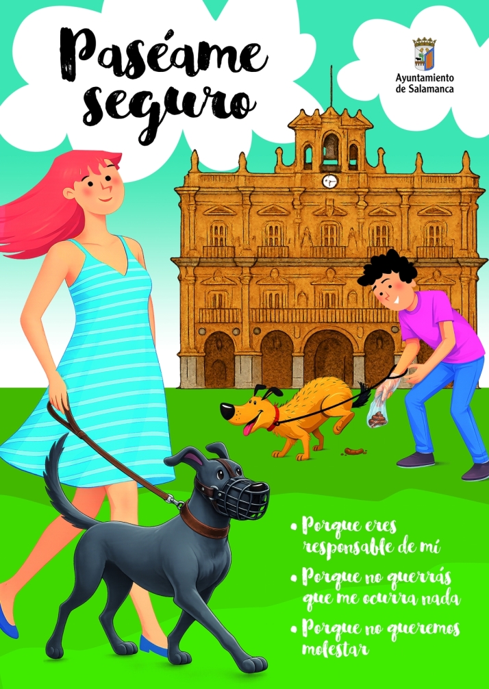 Salamanca activa la campa&ntilde;a 'Pas&eacute;ame seguro' para perros | Imagen 1