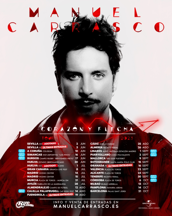 Manuel Carrasco anuncia nuevas fechas de gira: solo dos en Castilla y Le&oacute;n | Imagen 1