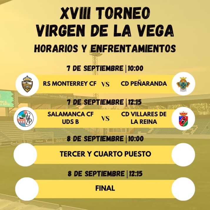 El XVIII Torneo Virgen de la Vega y el IV Memorial 'Tabu' ya conocen sus equipos participantes | Imagen 1