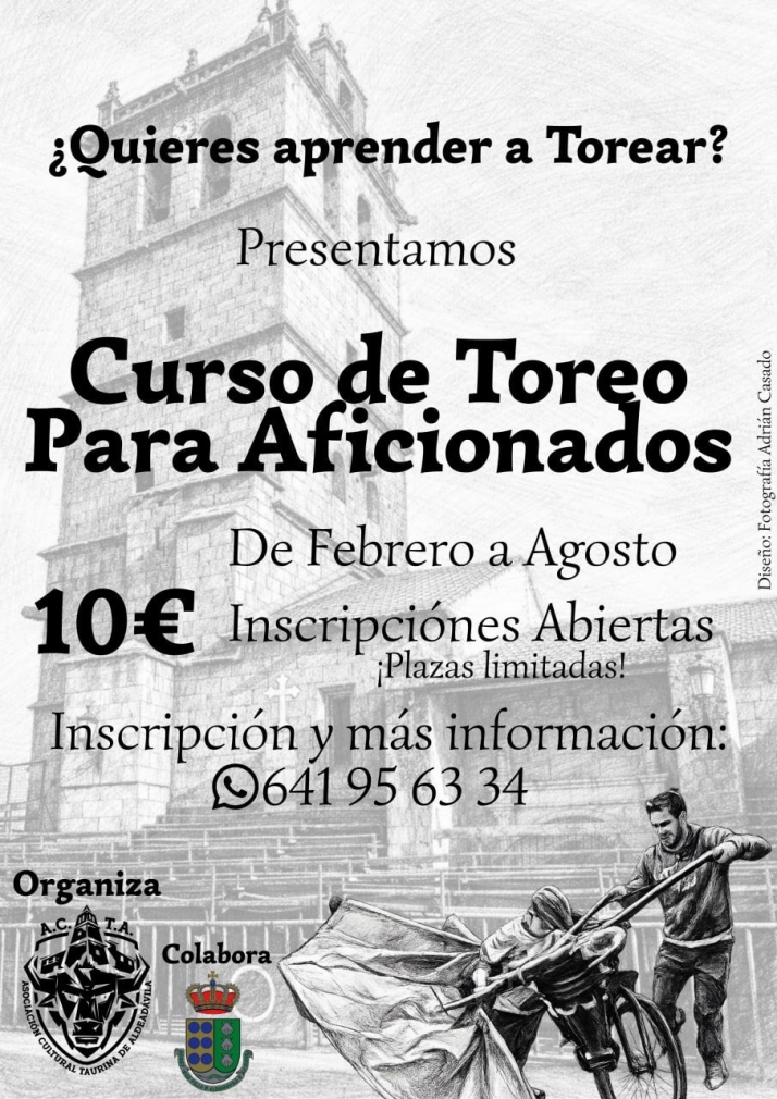 La Asociaci&oacute;n Taurina de Aldead&aacute;vila abre un curso de toreo para aficionados de todas las edades | Imagen 1