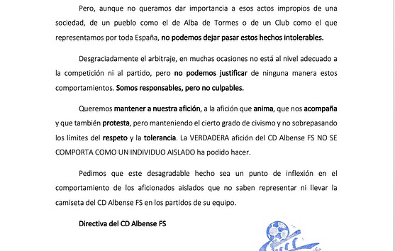 Denuncian insultos racistas en el Piensos Dur&aacute;n Albense vs Stellae FS | Imagen 3