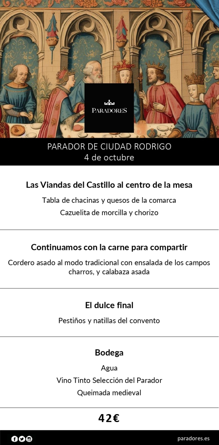 &Uacute;ltimas plazas para la Gran Cena de Gala en el Parador de la Feria Medieval 2024 | Imagen 2