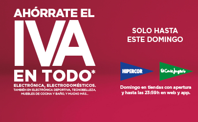 Miles de productos sin IVA en tiendas, web y app de El Corte Ingl&eacute;s  | Imagen 1