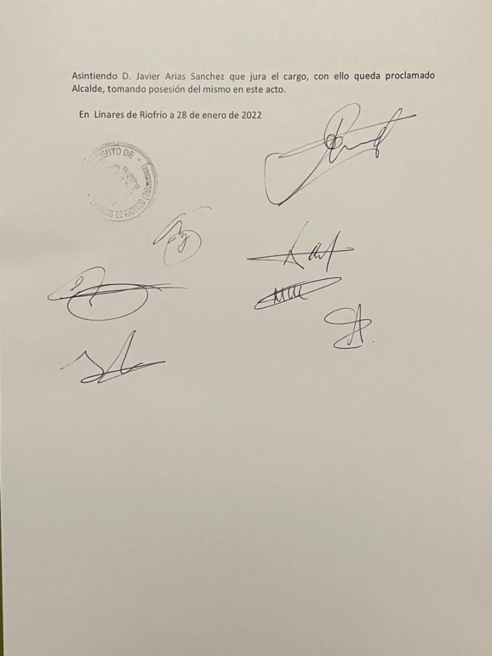 Cambio de &uacute;ltima hora en el Ayuntamiento de Linares, Javier Arias se convierte en el nuevo alcalde | Imagen 2