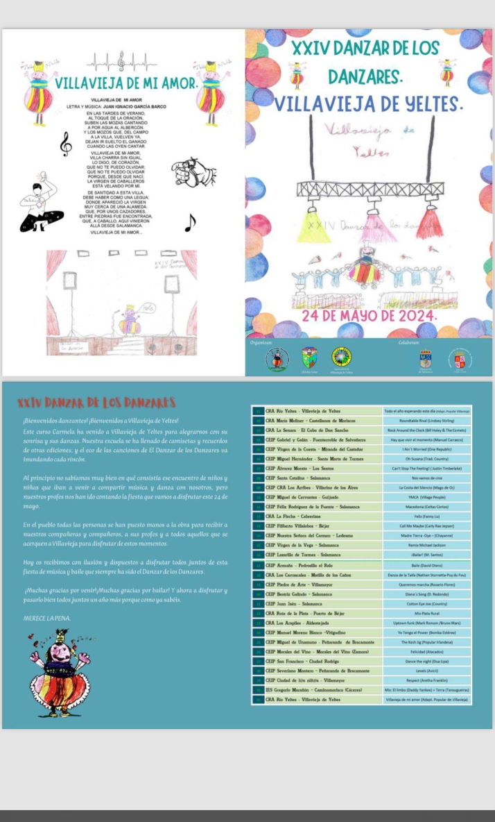 Villavieja de Yeltes acogerá la XXIV edición del Danzar de los Danzares con más de un millar de escolares | Imagen 1
