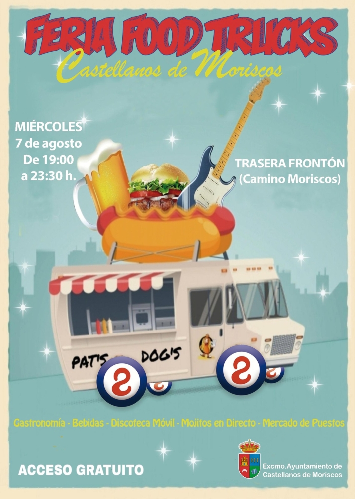 Llega a I Feria Food-Truck a Castellanos de Moriscos: comida, bebida, música y mucho más | Imagen 1