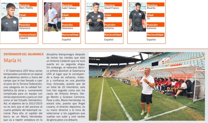 'El uno a uno' de Unionistas y el Salamanca UDS: los jugadores de esta nueva temporada | Imagen 4