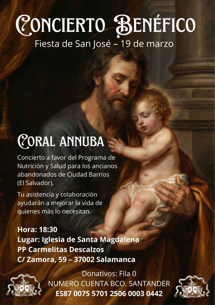 La Coral Annuba ofrecer&aacute; un concierto ben&eacute;fico a favor de los ancianos de El Salvador | Imagen 1