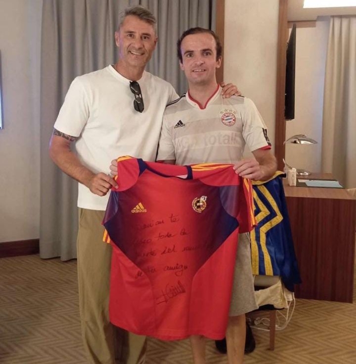 Dami&aacute;n Casta&ntilde;o recibe una visita muy especial antes de su compromiso en Bilbao | Imagen 1