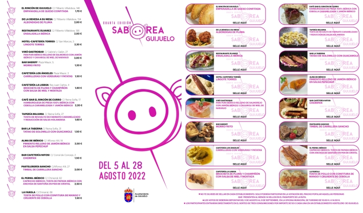 La IV ruta de pinchos &ldquo;Saborea Guijuelo&rdquo; arranca en este viernes | Imagen 1